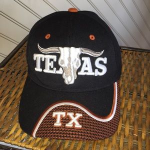 Texas Longhorns Black and Orange Cap